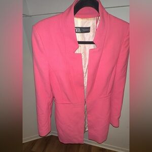 Zara Vibrant Pink Blazer